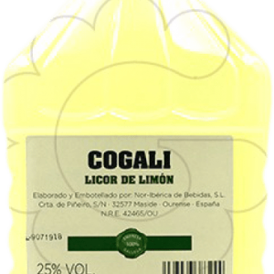 Eau-de-vie Nor-Iberica de Bebidas Cogali Limón PET Carafe 3 L.