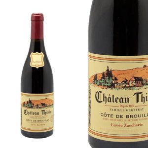 Château Thivin Côte de Brouilly Cuvée Zaccharie 2021 affaire du jour