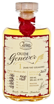Zuidam Oude Genever 1YO 0,5L affaire du jour